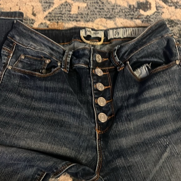 Indigo Rein Jeans Size 5 Ankle Length - Picture 2 of 8